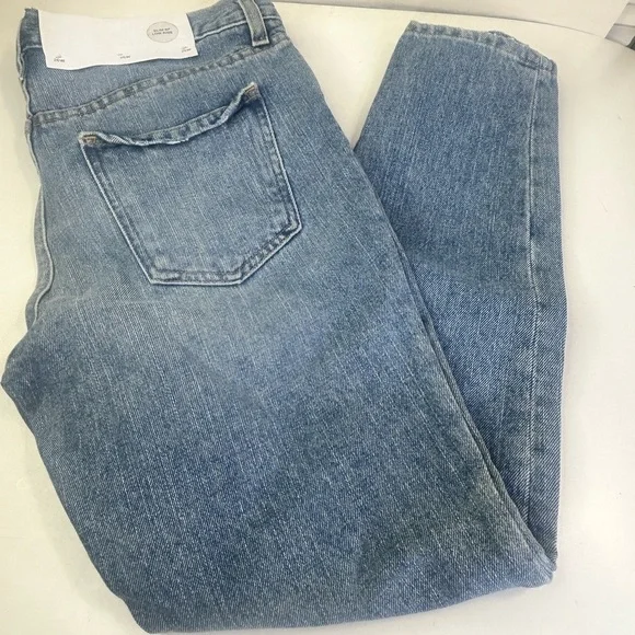 NEW BDG Slim BF Boy Friend Medium Wash Denim Jean Size 26 W Blue Low Rise - Picture 2 of 11